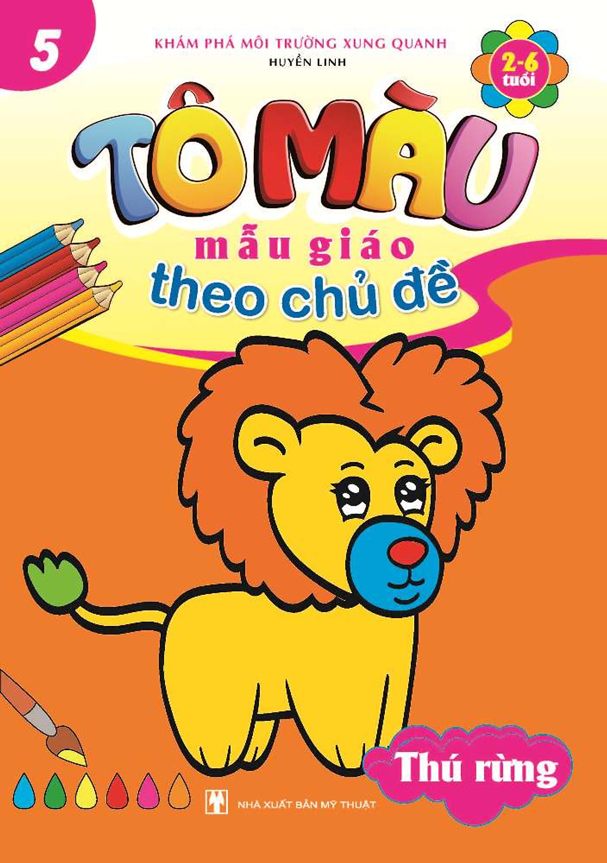 Tô Màu Mẫu Giáo Theo Chủ Đề 5 - Thú Rừng